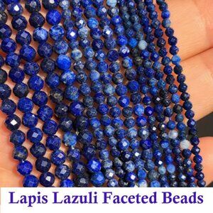 Lapis Lazuli Faceted Beads